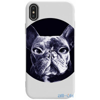 Чохол-накладка TOTO Pure TPU 2mm Print Case Apple iPhone X/XS #74 Dogbz White