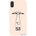 Чохол-накладка TOTO Pure TPU 2mm Print Case Apple iPhone X/XS #70 Get Loser Sand pink — інтернет магазин All-Ok. фото 1