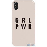 Чохол-накладка TOTO Pure TPU 2mm Print Case Apple iPhone X/XS #71 Grlpwr Stone