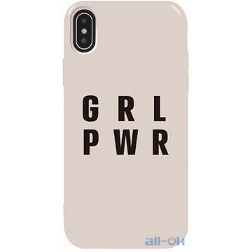 Чохол-накладка TOTO Pure TPU 2mm Print Case Apple iPhone X/XS #71 Grlpwr Stone