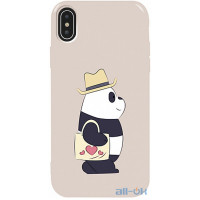 Чохол-накладка TOTO Pure TPU 2mm Print Case Apple iPhone X/XS #69 Pandabag Stone