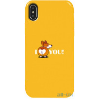 Чохол-накладка TOTO Pure TPU 2mm Print Case Apple iPhone X/XS #68 Korgias Yellow