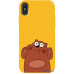 Чохол-накладка TOTO Pure TPU 2mm Print Case Apple iPhone X/XS #56 Bear Ups Yellow — інтернет магазин All-Ok. фото 1