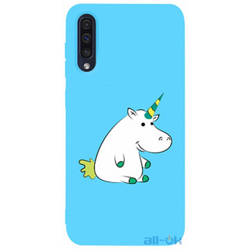 Чохол-накладка TOTO Matt TPU 2mm Print Case Samsung Galaxy A30s/A50/A50s #1 Unicorn Circle Sky Blue