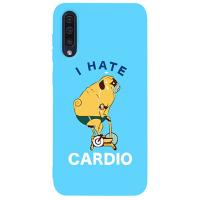 Чохол-накладка TOTO Matt TPU 2mm Print Case Samsung Galaxy A30s/A50/A50s #5 Hate Cardio Sky Blue