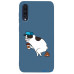Чохол-накладка TOTO Matt TPU 2mm Print Case Samsung Galaxy A30s/A50/A50s #50 Mops Kak Navy Blue — інтернет магазин All-Ok. фото 1