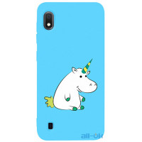 Чохол-накладка TOTO Matt TPU 2mm Print Case Samsung Galaxy A10 #1 Unicorn Circle Sky Blue