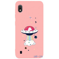 Чохол-накладка TOTO Matt TPU 2mm Print Case Samsung Galaxy A10 #17 Ufo Pink