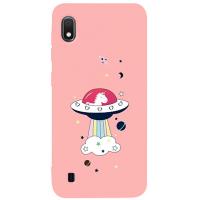 Чохол-накладка TOTO Matt TPU 2mm Print Case Samsung Galaxy A10 #17 Ufo Pink