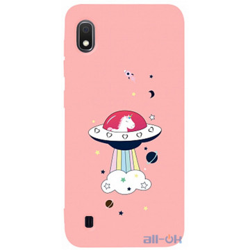 Чохол-накладка TOTO Matt TPU 2mm Print Case Samsung Galaxy A10 #17 Ufo Pink
