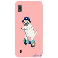 Чохол-накладка TOTO Matt TPU 2mm Print Case Samsung Galaxy A10 #2 Dog Skate Pink