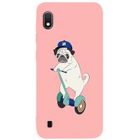 Чохол-накладка TOTO Matt TPU 2mm Print Case Samsung Galaxy A10 #2 Dog Skate Pink