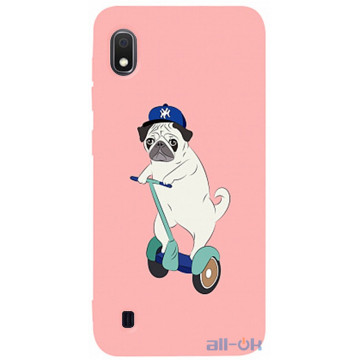 Чохол-накладка TOTO Matt TPU 2mm Print Case Samsung Galaxy A10 #2 Dog Skate Pink
