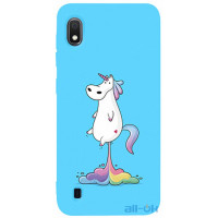 Чохол-накладка TOTO Matt TPU 2mm Print Case Samsung Galaxy A10 #30 Unicorn Puk Sky Blue