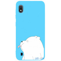 Чохол-накладка TOTO Matt TPU 2mm Print Case Samsung Galaxy A10 #57 Bear Tongue Sky Blue