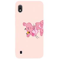 Чохол-накладка TOTO Matt TPU 2mm Print Case Samsung Galaxy A10 #54 Pink Pantera Sand pink