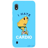 Чохол-накладка TOTO Matt TPU 2mm Print Case Samsung Galaxy A10 #5 Hate Cardio Sky Blue
