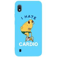 Чохол-накладка TOTO Matt TPU 2mm Print Case Samsung Galaxy A10 #5 Hate Cardio Sky Blue