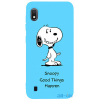 Чохол-накладка TOTO Matt TPU 2mm Print Case Samsung Galaxy A10 #64 Snoopy Sky Blue