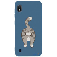 Чохол-накладка TOTO Matt TPU 2mm Print Case Samsung Galaxy A10 #62 Catzad Navy Blue
