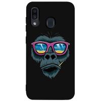 Чохол-накладка TOTO Matt TPU 2mm Print Case Samsung Galaxy A20/A30 #67 Monkey Glass Black