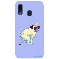 Чохол-накладка TOTO Matt TPU 2mm Print Case Samsung Galaxy A20/A30 #77 Kakedog Light Purple