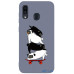 Чохол-накладка TOTO Matt TPU 2mm Print Case Samsung Galaxy A20/A30 #51 Mops Skate Lavander Grey — інтернет магазин All-Ok. фото 1