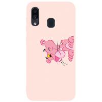 Чохол-накладка TOTO Matt TPU 2mm Print Case Samsung Galaxy A20/A30 #54 Pink Pantera Sand pink
