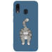 Чохол-накладка TOTO Matt TPU 2mm Print Case Samsung Galaxy A20/A30 #62 Catzad Navy Blue — інтернет магазин All-Ok. фото 1