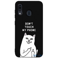 Чохол-накладка TOTO Matt TPU 2mm Print Case Samsung Galaxy A20/A30 #58 Cat Dontouch Black