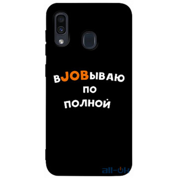Чохол-накладка TOTO Matt TPU 2mm Print Case Samsung Galaxy A20/A30 #21 Job Black