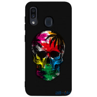 Чохол-накладка TOTO Matt TPU 2mm Print Case Samsung Galaxy A20/A30 #29 Skull Black