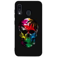 Чохол-накладка TOTO Matt TPU 2mm Print Case Samsung Galaxy A20/A30 #29 Skull Black