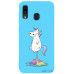 Чохол-накладка TOTO Matt TPU 2mm Print Case Samsung Galaxy A20/A30 #30 Unicorn Puk Sky Blue — інтернет магазин All-Ok. фото 1