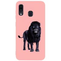 Чохол-накладка TOTO Matt TPU 2mm Print Case Samsung Galaxy A20/A30 #36 Blacklion Pink
