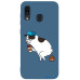 Чохол-накладка TOTO Matt TPU 2mm Print Case Samsung Galaxy A20/A30 #50 Mops Kak Navy Blue — інтернет магазин All-Ok. фото 1