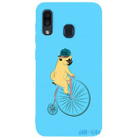 Чохол-накладка TOTO Matt TPU 2mm Print Case Samsung Galaxy A20/A30 #10 Dog Ride Sky Blue