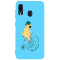 Чохол-накладка TOTO Matt TPU 2mm Print Case Samsung Galaxy A20/A30 #10 Dog Ride Sky Blue