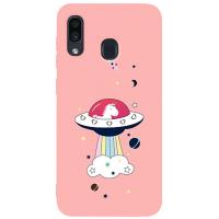 Чохол-накладка TOTO Matt TPU 2mm Print Case Samsung Galaxy A20/A30 #17 Ufo Pink
