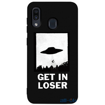 Чохол-накладка TOTO Matt TPU 2mm Print Case Samsung Galaxy A20/A30 #18 Ufo Loser Black