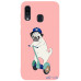 Чохол-накладка TOTO Matt TPU 2mm Print Case Samsung Galaxy A20/A30 #2 Dog Skate Pink — інтернет магазин All-Ok. фото 1