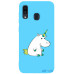 Чохол-накладка TOTO Matt TPU 2mm Print Case Samsung Galaxy A20/A30 #1 Unicorn Circle Sky Blue — інтернет магазин All-Ok. фото 1