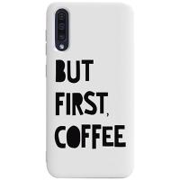 Чохол-накладка TOTO Pure TPU 2mm Print Case Samsung Galaxy A30s/A50/A50s #41 First Coffee White