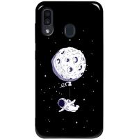Чохол-накладка TOTO Pure TPU 2mm Print Case Samsung Galaxy A20/A30 #47 Space Moon Black