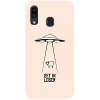 Чохол-накладка TOTO Pure TPU 2mm Print Case Samsung Galaxy A20/A30 #70 Get Loser Sand pink