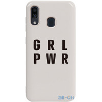 Чохол-накладка TOTO Pure TPU 2mm Print Case Samsung Galaxy A20/A30 #71 Grlpwr Stone