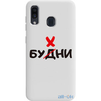 Чохол-накладка TOTO Pure TPU 2mm Print Case Samsung Galaxy A20/A30 #73 Buhni White