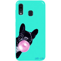 Чохол-накладка TOTO Pure TPU 2mm Print Case Samsung Galaxy A20/A30 #75 Bubbledog Mint