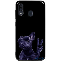 Чохол-накладка TOTO Pure TPU 2mm Print Case Samsung Galaxy A20/A30 #80 Cooldog Black