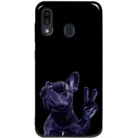 Чохол-накладка TOTO Pure TPU 2mm Print Case Samsung Galaxy A20/A30 #80 Cooldog Black